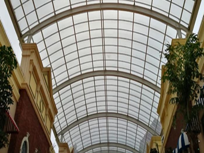 阳泉屋面网架顶棚吊装方案